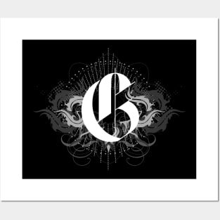 G Gothic Typography Posters and Art